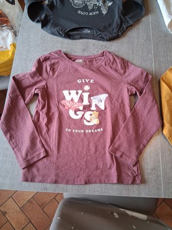 T-shirt manches longues 6ans kiabi