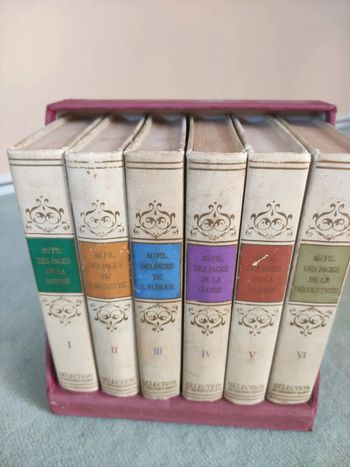 Lot de 6 Tomes Sélection du Reader's digest