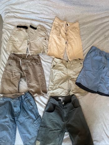 Lot shorts 10 ans Cyrillus Rip Curl orchestra décathlon