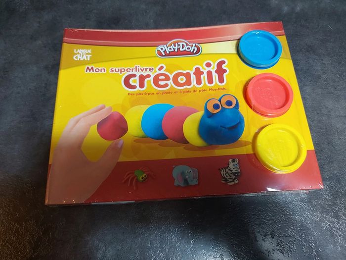 Play-doh mon super livre créatif neuf