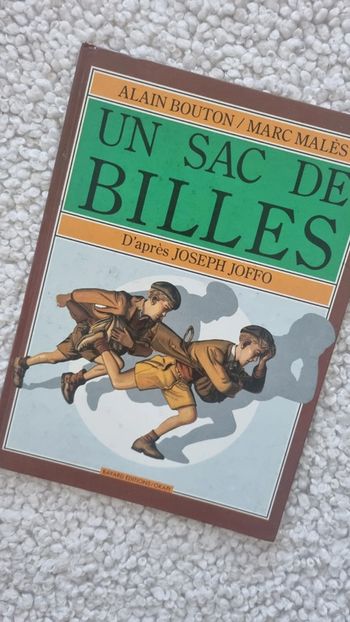 Livre bd un sac de billes dédicacé