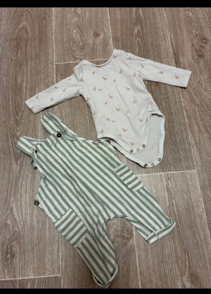 Lot de 2 salopettes bébé - photo numéro 5