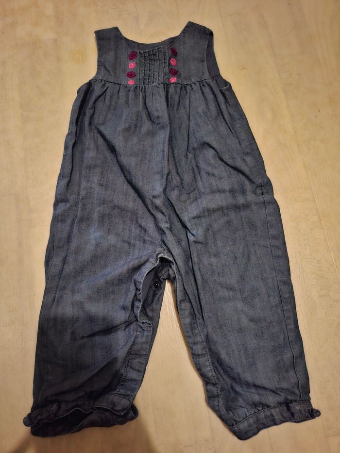 Combinaison style salopette pantacourt 18 mois