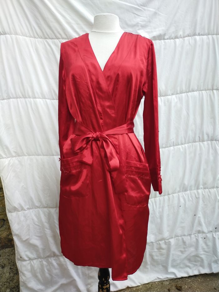 Peignoir satin