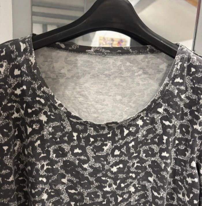 Haut manches longues femme Leopard - photo numéro 3