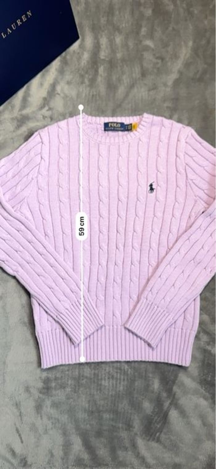 Torsade Ralph Lauren Lila Femme Taille S - photo numéro 4