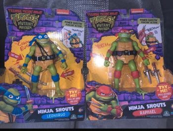 Lot 2 tortue n’inhala électronique Leonardo et Raphaël 