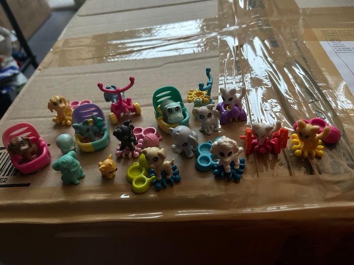 Lot bébé animaux kinder magimix