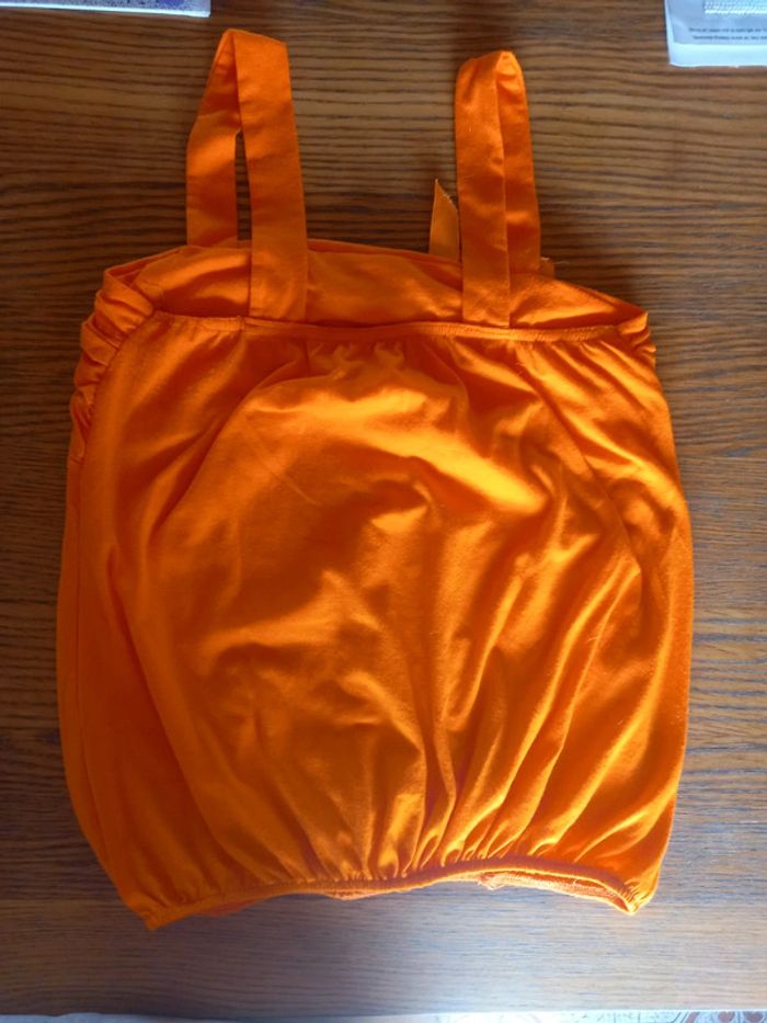 💝 -50% Blouse sans manches orange - photo numéro 2