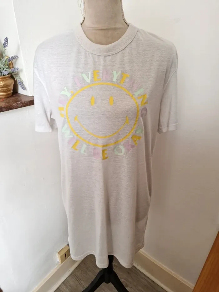 Tee shirt smiley hering taille s