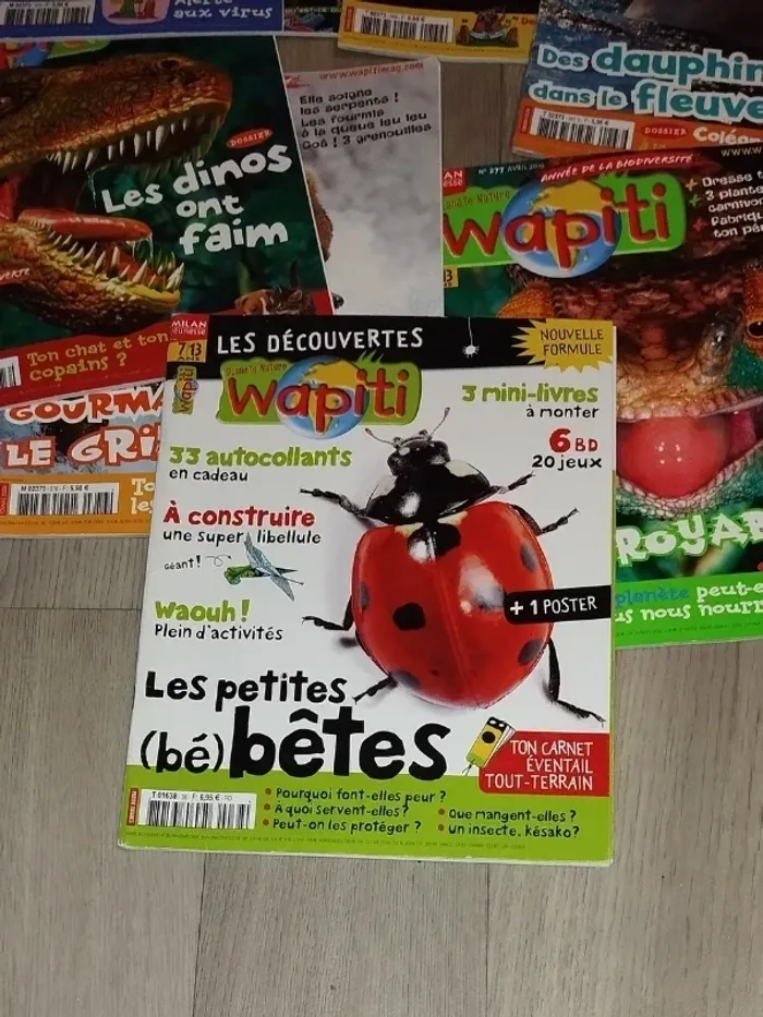 Lot de 7 magazines Wapiti année 2009-10 L026 - photo numéro 9