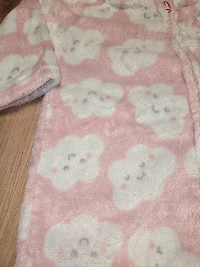 Joli pyjamas / grenouillère en pilou fille 12 mois - photo numéro 3