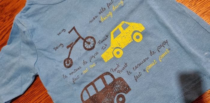 T shirt à motif 1 mois - photo numéro 2