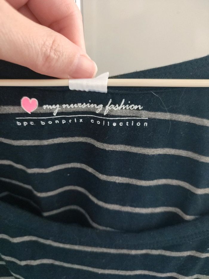 T-shirt manches longues allaitement T54 très bon état - photo numéro 3