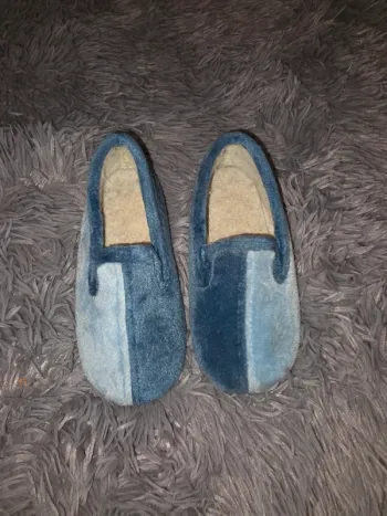 Chausson bleu