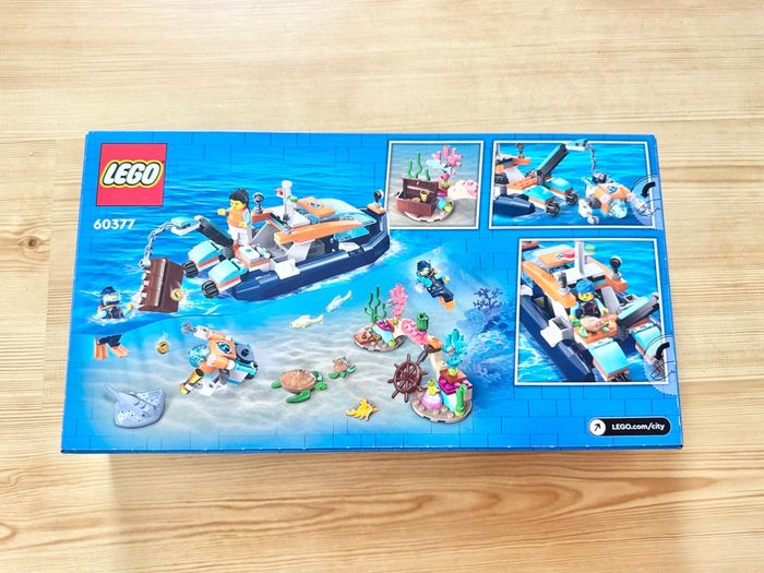 Lego City : Le Bateau d’Exploration Sous-Marine (Réf. : 60377) - NEUF - photo numéro 2