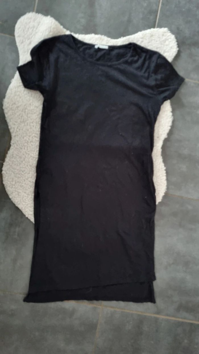 Robe tee shirt ZARA s 36 noir parfait état