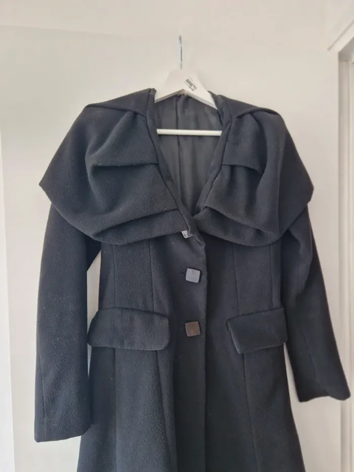 Manteau femme classe noir Exxe Taille S - photo numéro 2
