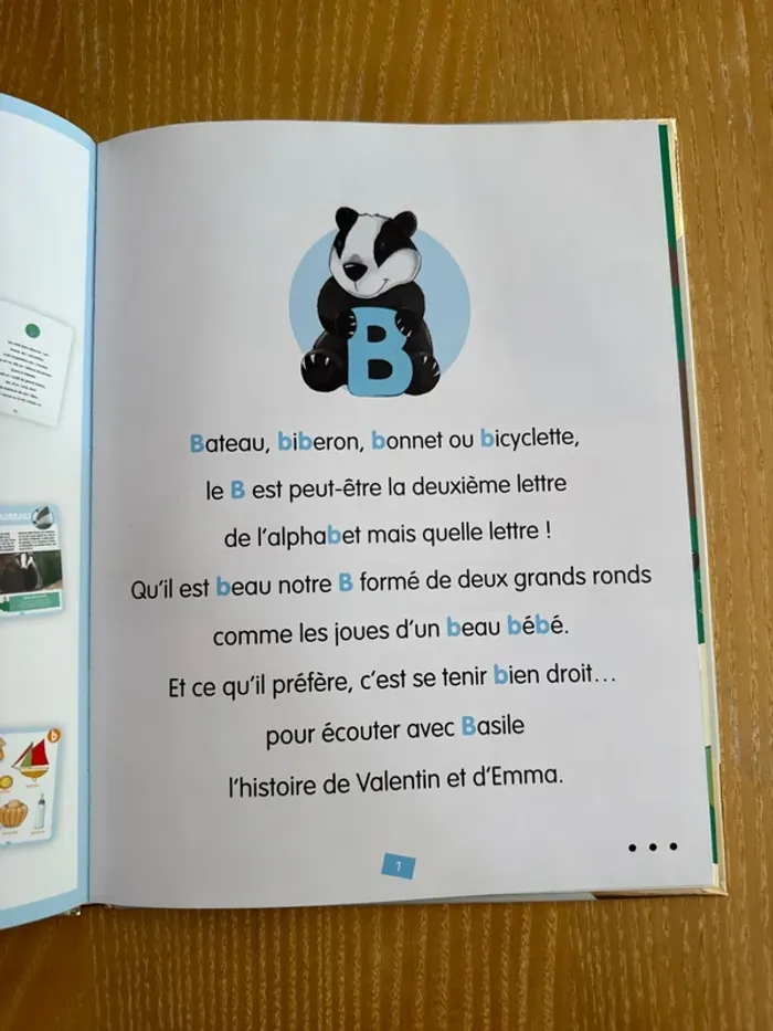 Découvre le B avec Basile le blaireau - photo numéro 2