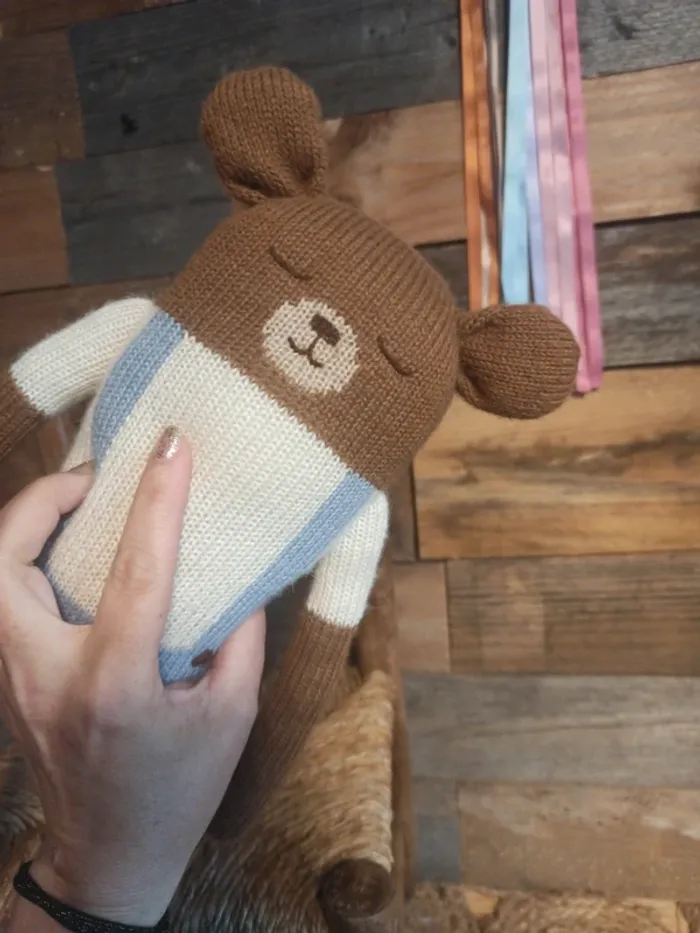 Peluche ours main sauvage tbe - photo numéro 8