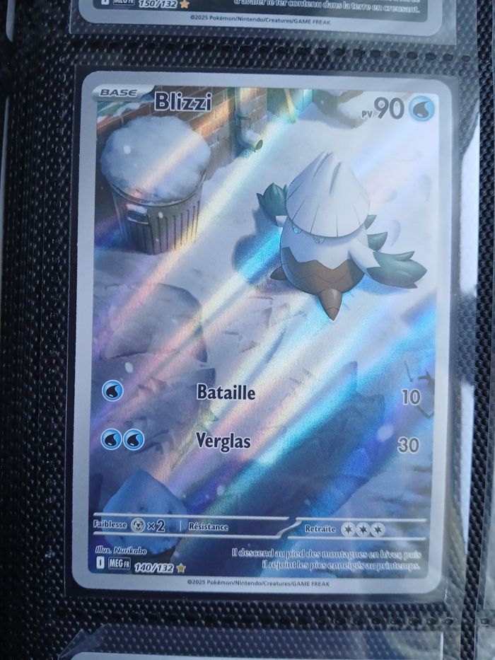 Carte pokemon MEG 140/132 " Blizzi"