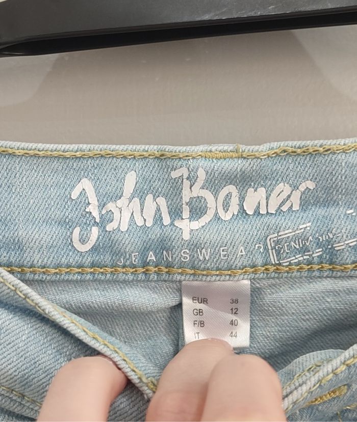 Jean bleu clair en coton John Baner – Taille 38 - photo numéro 5