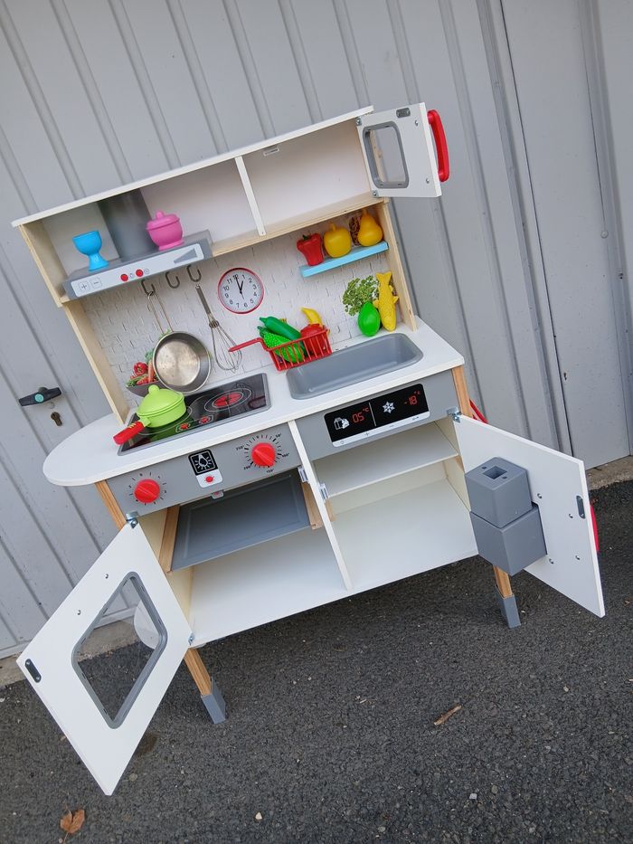 Cuisine en bois enfant - photo numéro 2