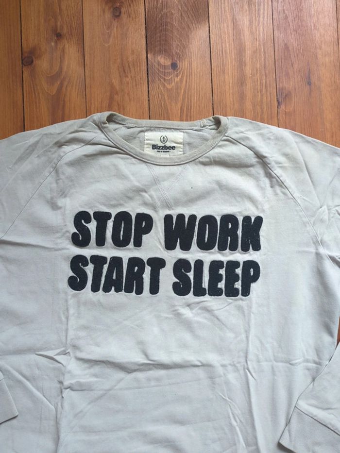 T-shirt stop work arrêt de du travail télétravail M mixte - photo numéro 2