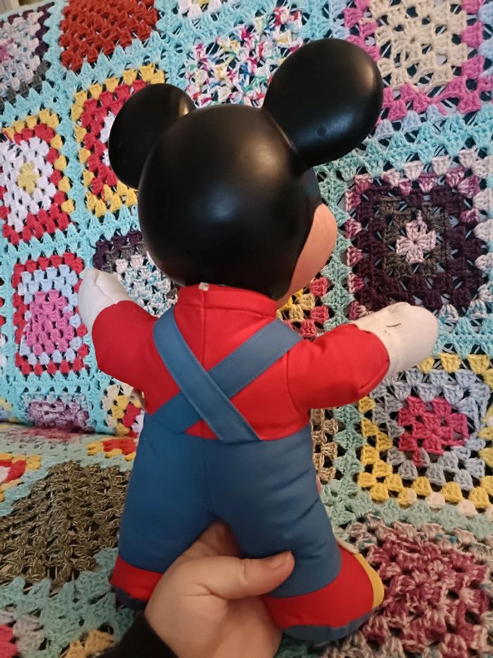 Poupée peluche Mickey vintage - photo numéro 6