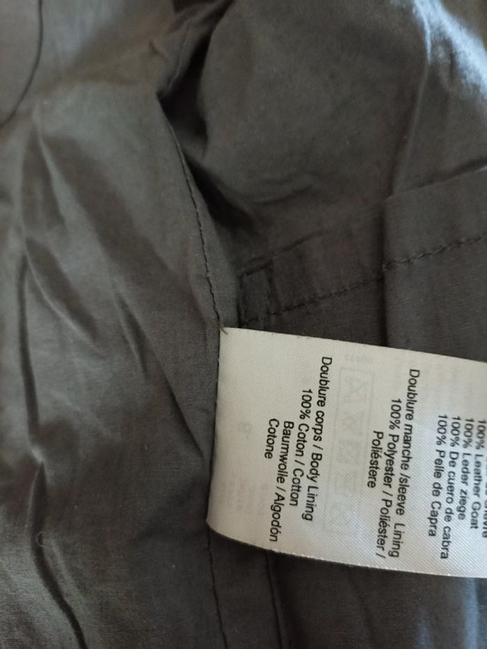 Véritable veste en cuir Ikks 6 ans - photo numéro 6