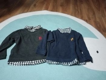 Lot 2 pulls 2 en 1 23 mois