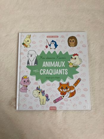 Livre mes dessins kawaïï étape par étape - animaux super craquants - Fleurus