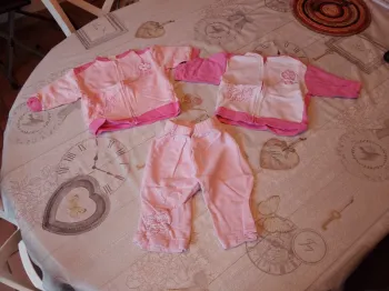 Ensemble 2 gilets zippés + jogging