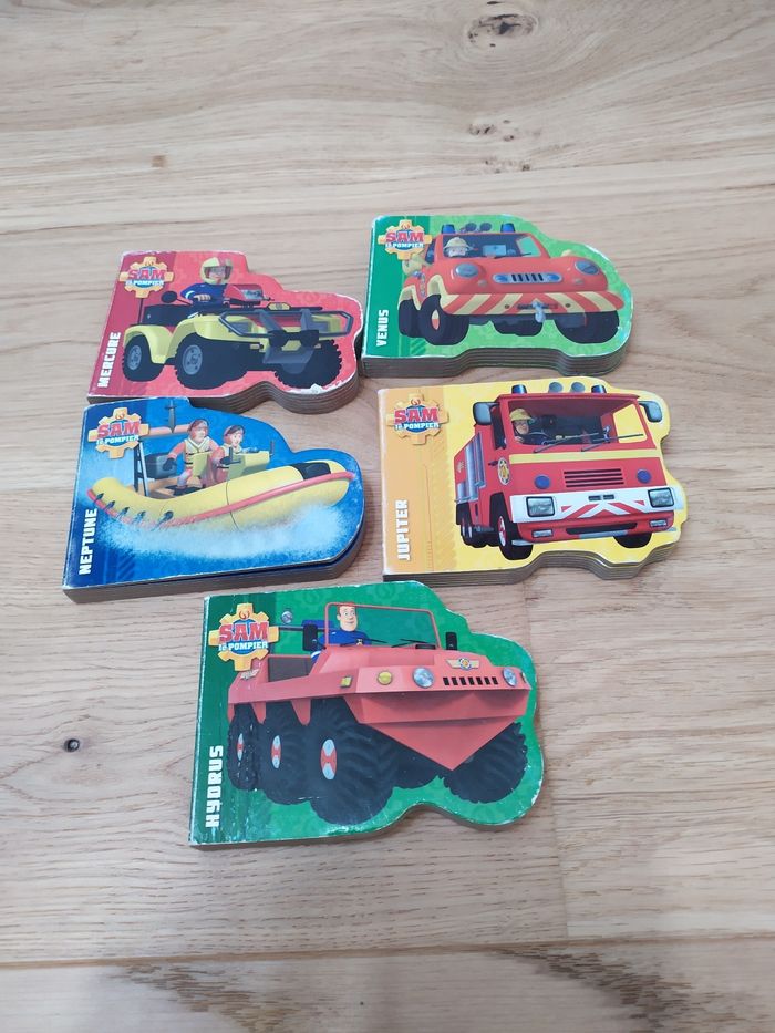 Lot de 5 livres Sam le pompier