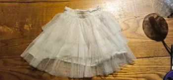 Jupe blanche verbaudet 2 ans 86cm