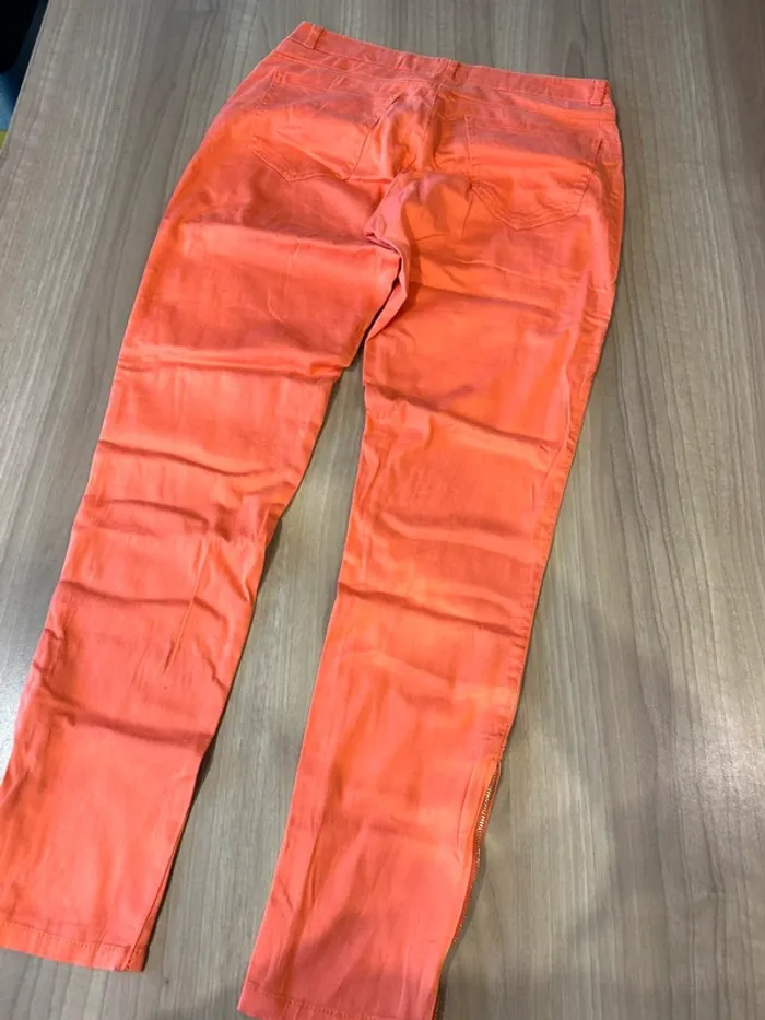 Pantalon orange taille S - photo numéro 6