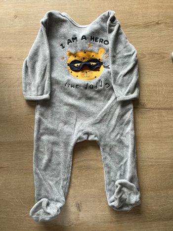 Pyjama velours Kiabi 18 mois
