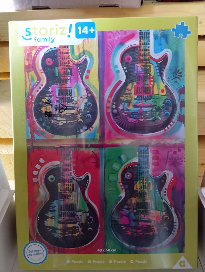 Puzzle guitare 1000 pièces neuf - photo numéro 2