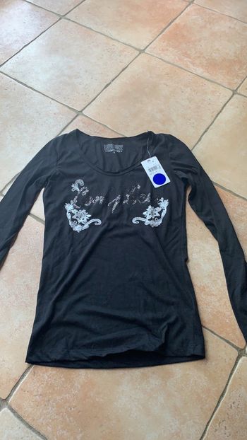 Haut noir Neuf à strass complices taille s