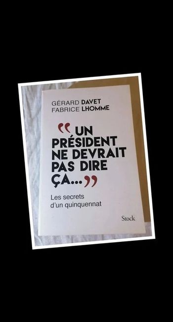 Un président ne devrait pas dire ca Stock