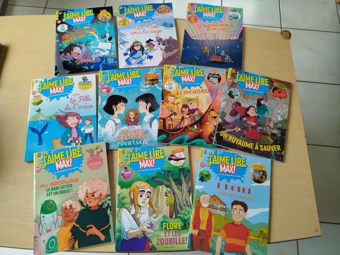 lot de 10 "J'aime lire max" 2023-2024