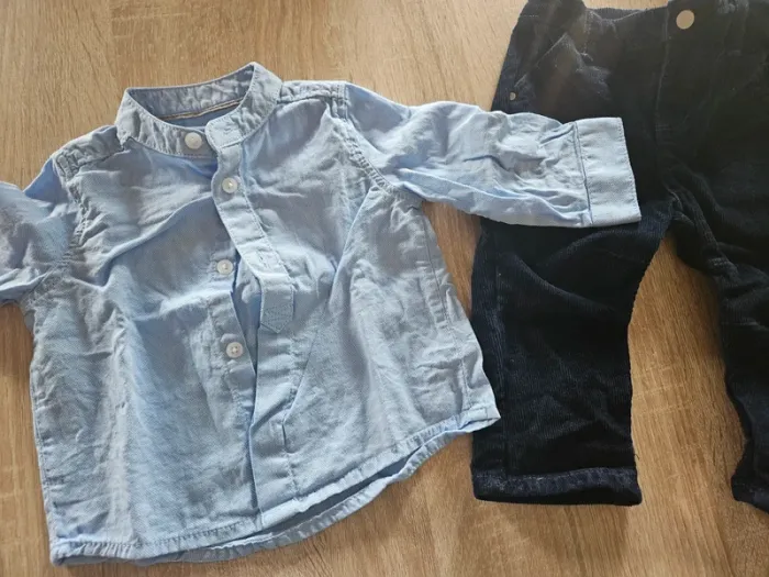 Ensemble chemise pantalon 6 mois - photo numéro 5