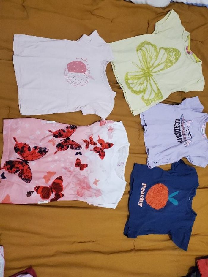 Lot de 5 T-shirts manches courtes 6 ans