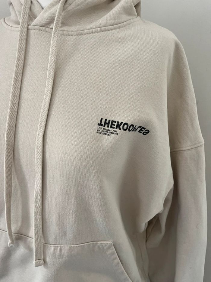 Sweat à capuche beige The Kooples S - photo numéro 2