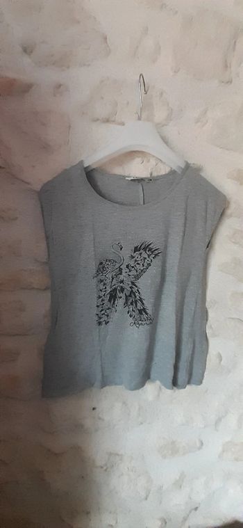 Tee-shirt gris 14 ans Kaporal