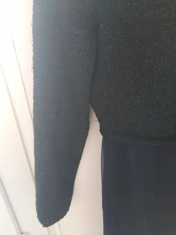 Ensemble robe sans manche et boléro manche effet paillette 14ans - photo numéro 14