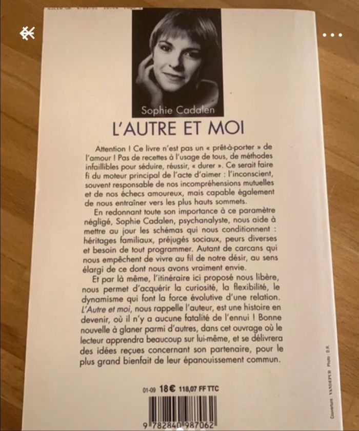 Livre : l’Autre et Moi - photo numéro 2