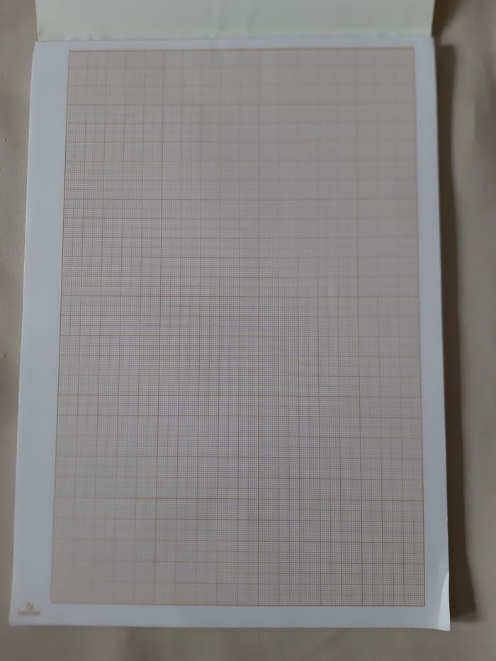 Bloc de 50 feuilles de papier millimétré  A4 - canson - photo numéro 3