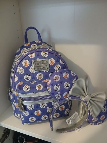 Sac Loungefly 100 ans disney + serre tête 