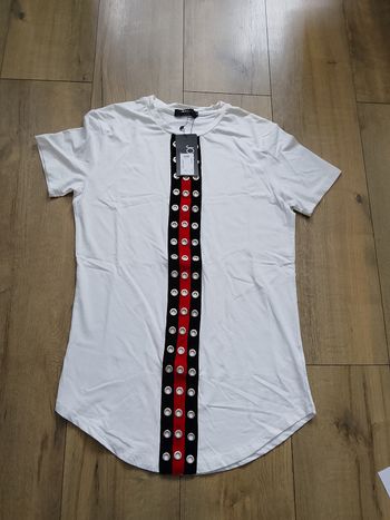 T-shirt blanc manches courtes homme xl John'H